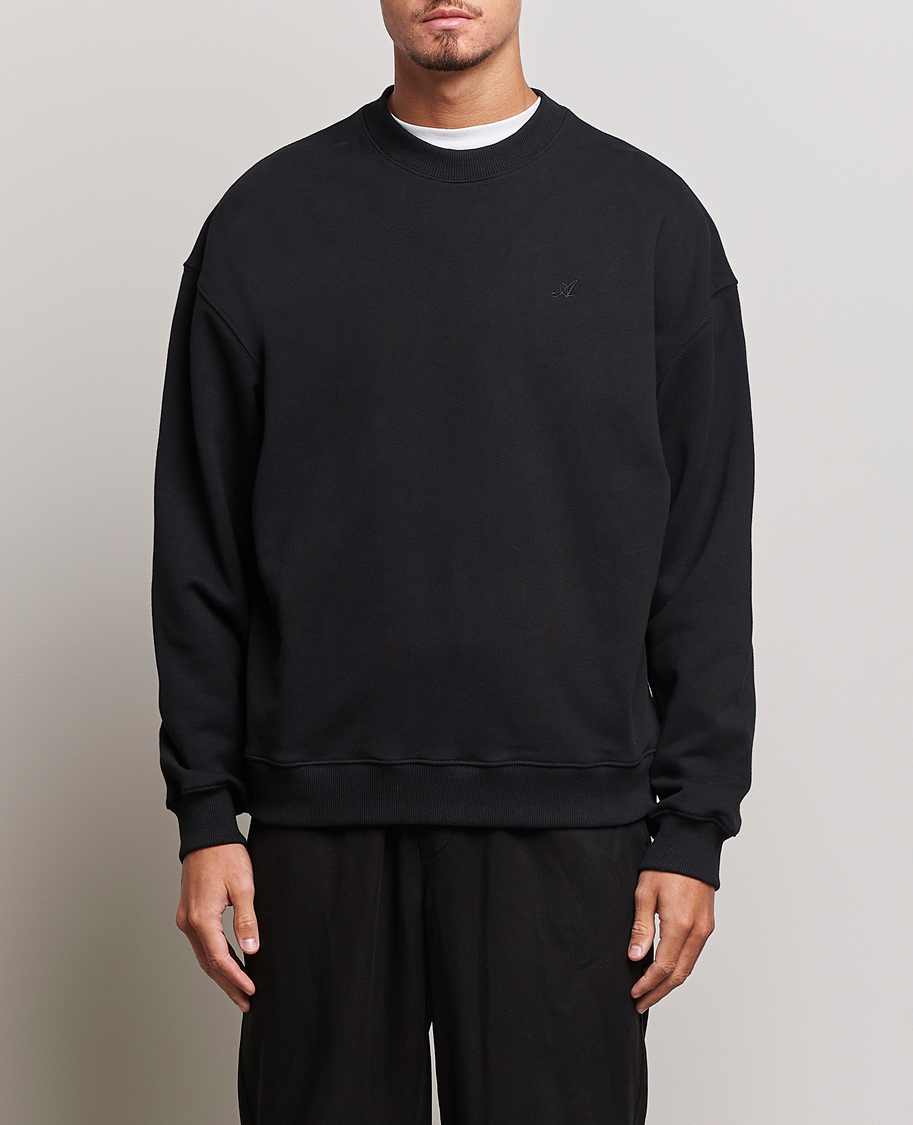 Herre |  | Axel Arigato | Honor Crew Neck Sweatshirt Black