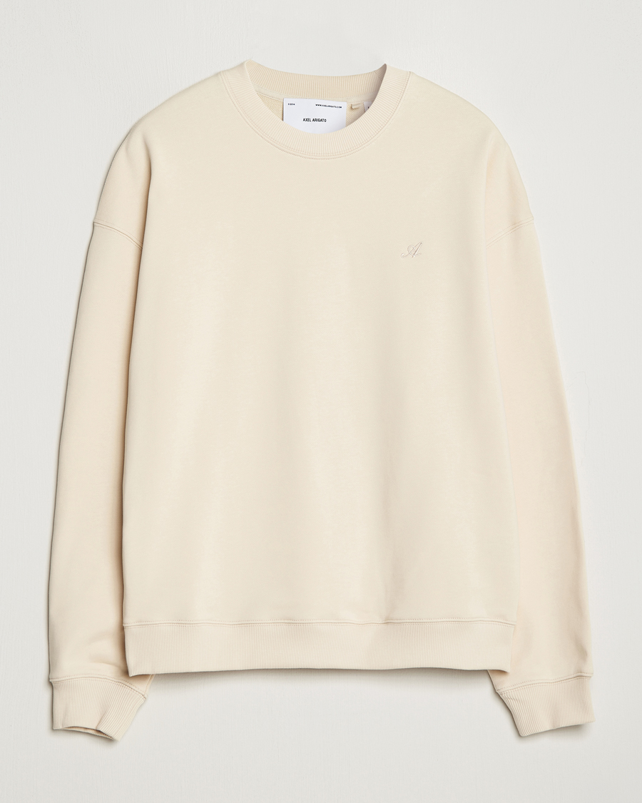 Herre | Gensere | Axel Arigato | Honor Crew Neck Sweatshirt Pale Beige