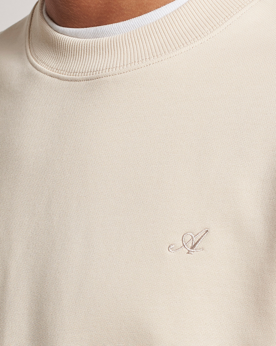 Herre | Gensere | Axel Arigato | Honor Crew Neck Sweatshirt Pale Beige