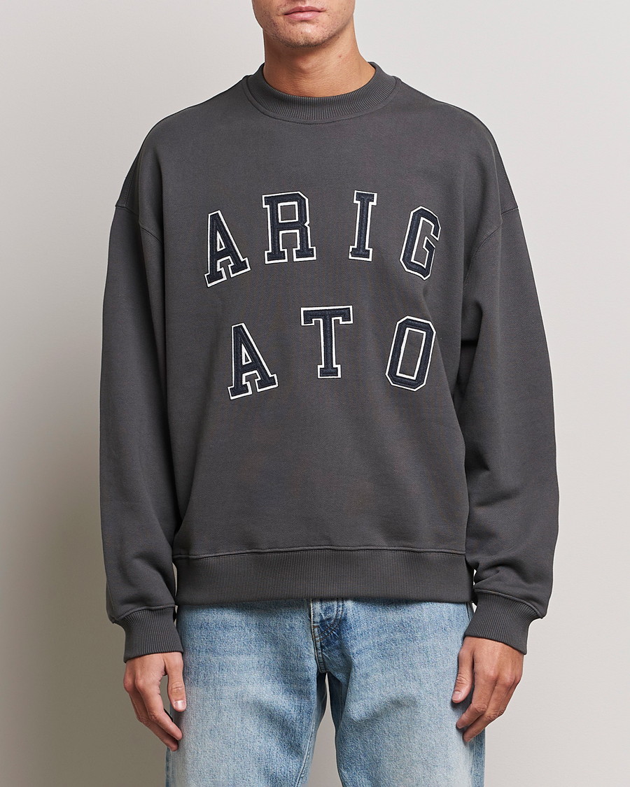 Herre |  | Axel Arigato | Legend Crew Neck Sweatshirt Faded Black