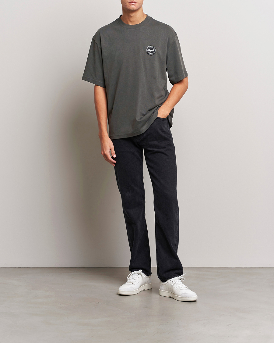 Herre | T-Shirts | Axel Arigato | Dunk Crew Neck T-Shirt Black