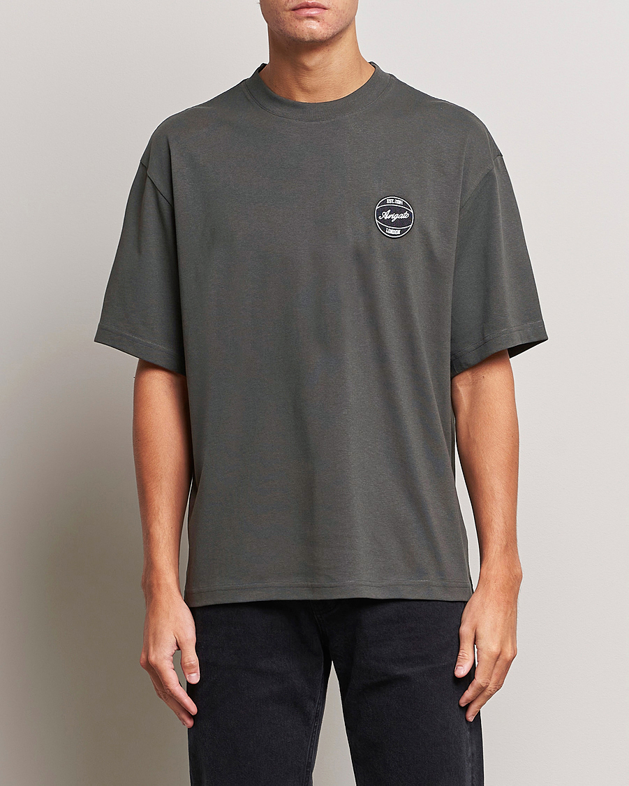 Herre | T-Shirts | Axel Arigato | Dunk Crew Neck T-Shirt Black