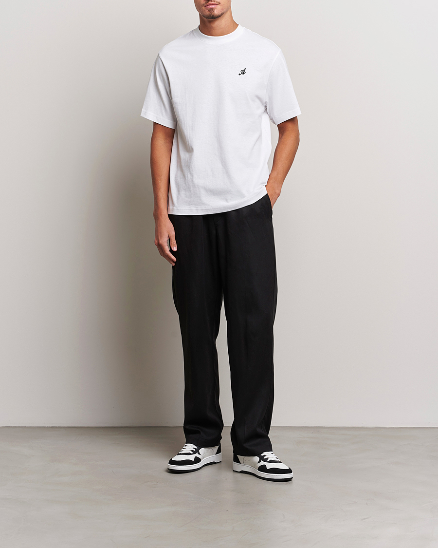 Herre | T-Shirts | Axel Arigato | Signature Crew Neck T-Shirt White