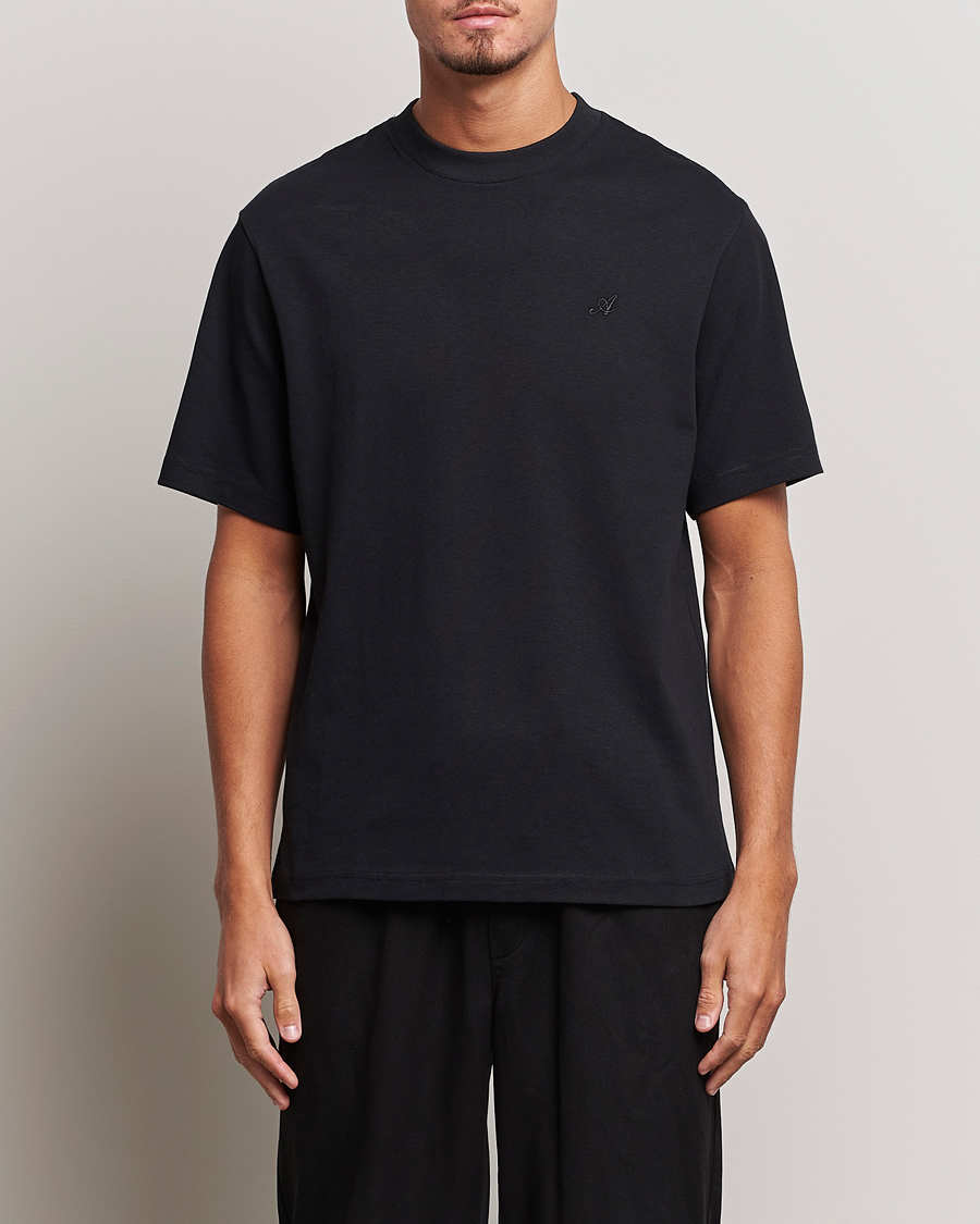 Herre | | Axel Arigato | Signature Crew Neck T-Shirt Black