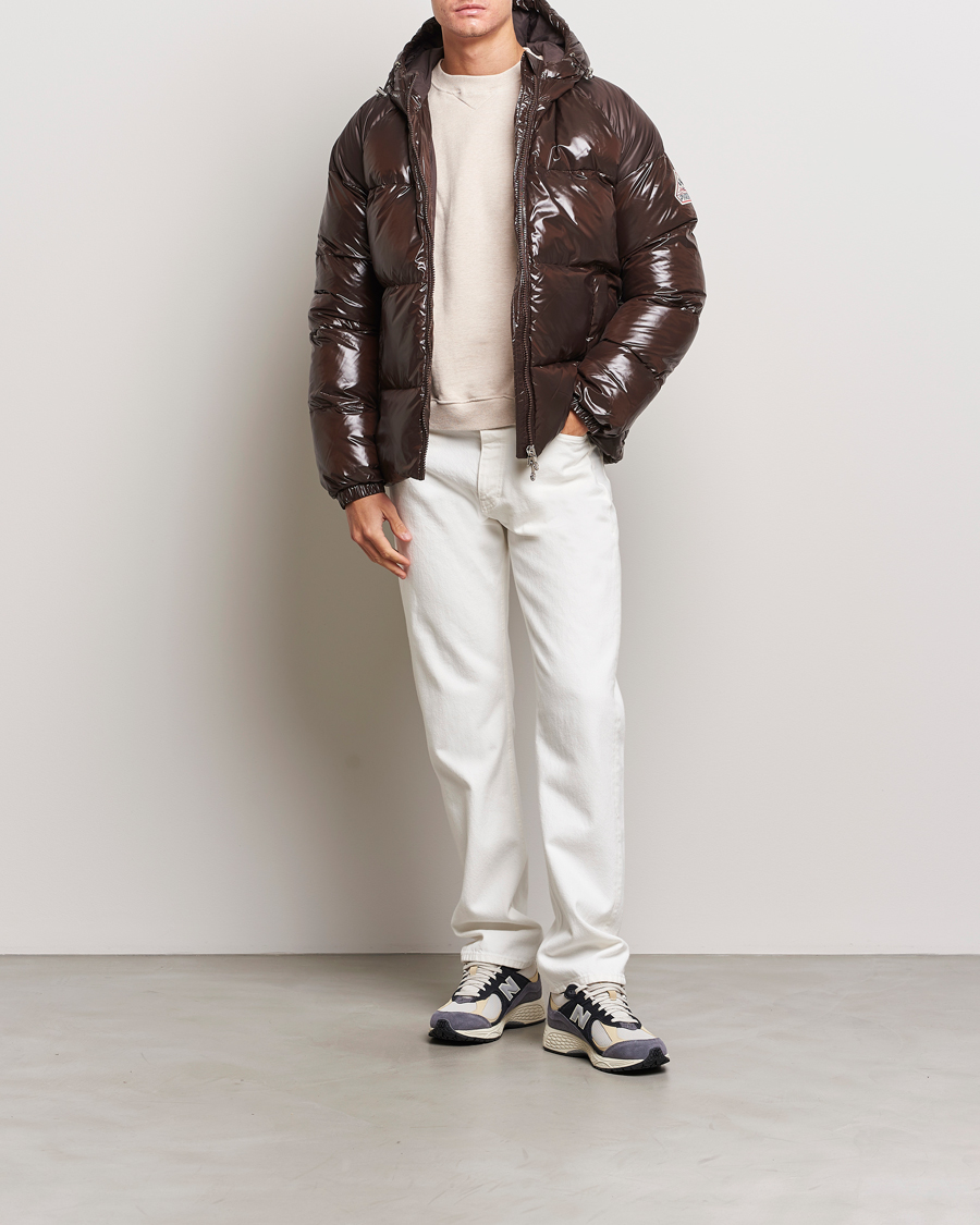 Herre | Jakker | Pyrenex | Sten Hooded Puffer Jacket Java