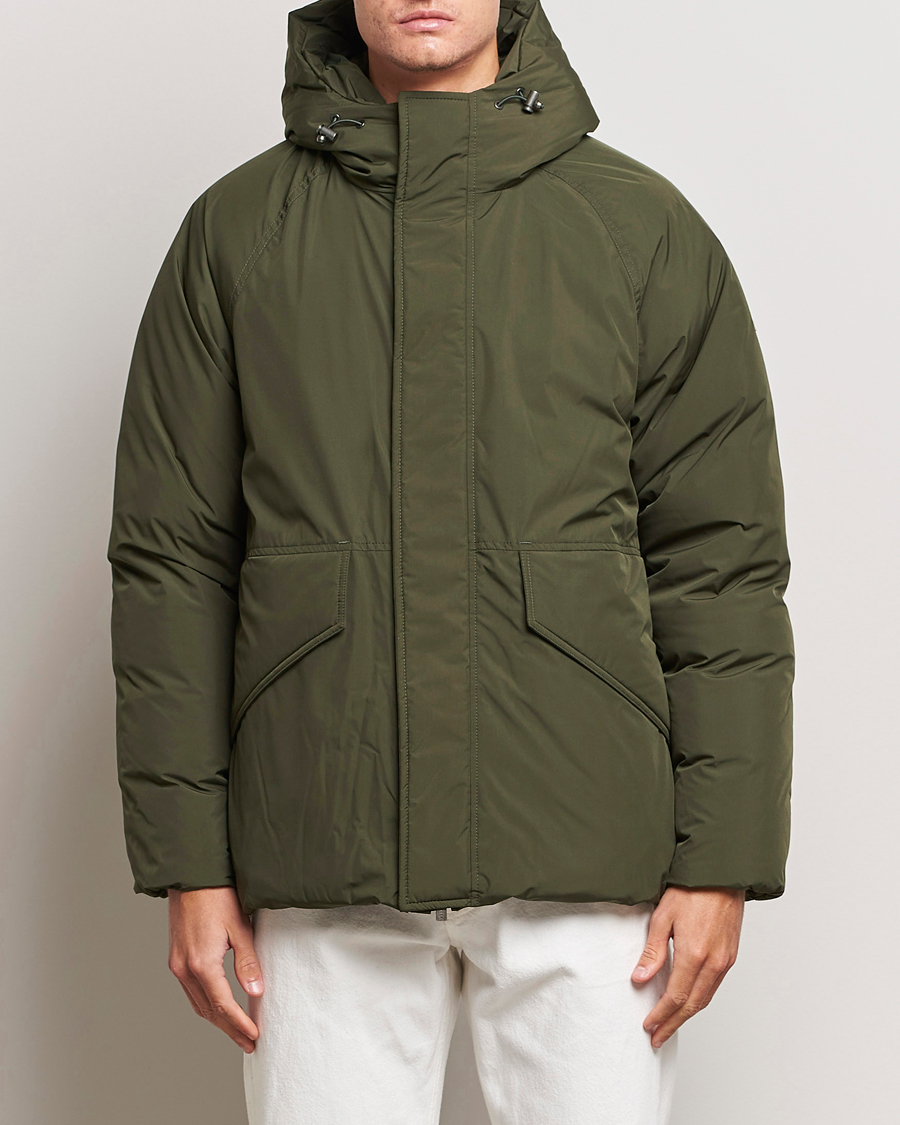 Herre |  | Pyrenex | Covert Hooded Down Jacket Deep Khaki