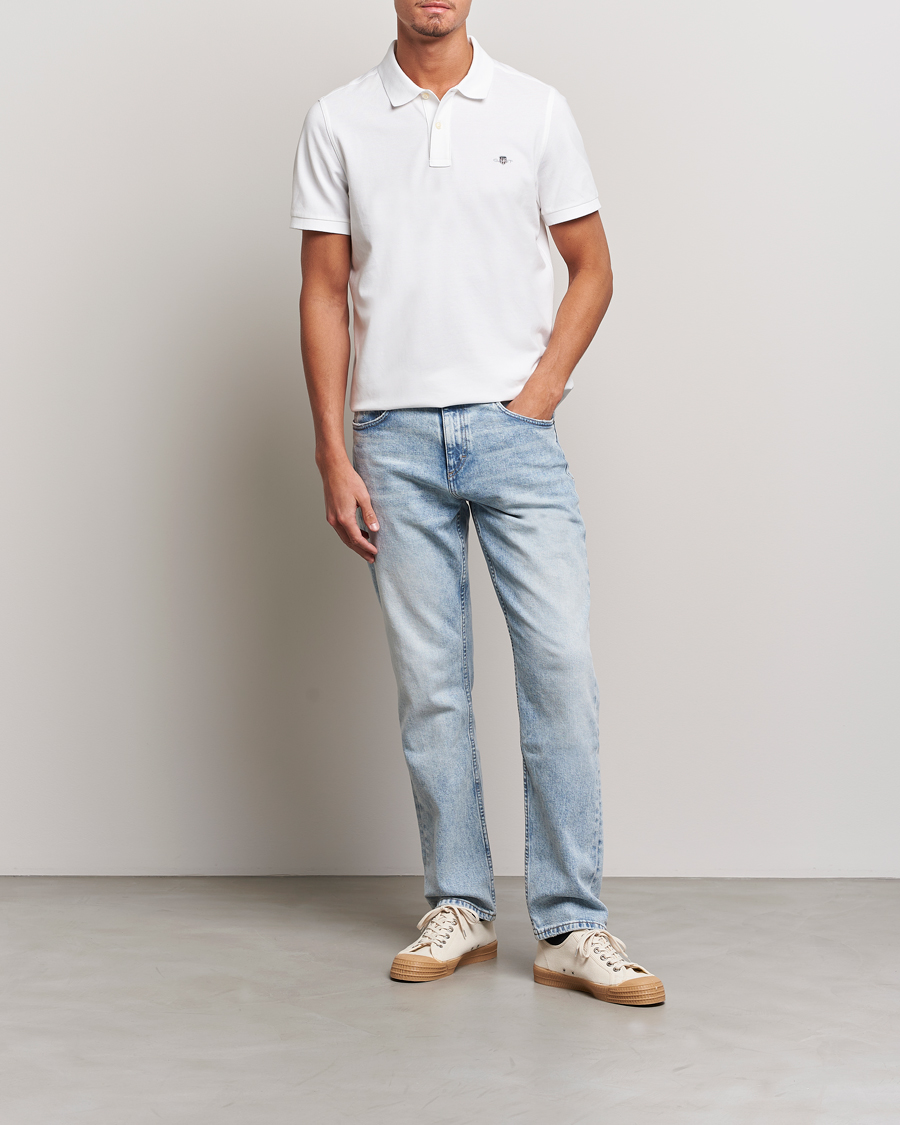 Herre | Pikéer | GANT | The Original Polo White