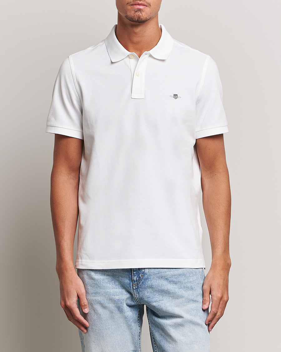 Herre | Kortermet piké | GANT | The Original Polo White