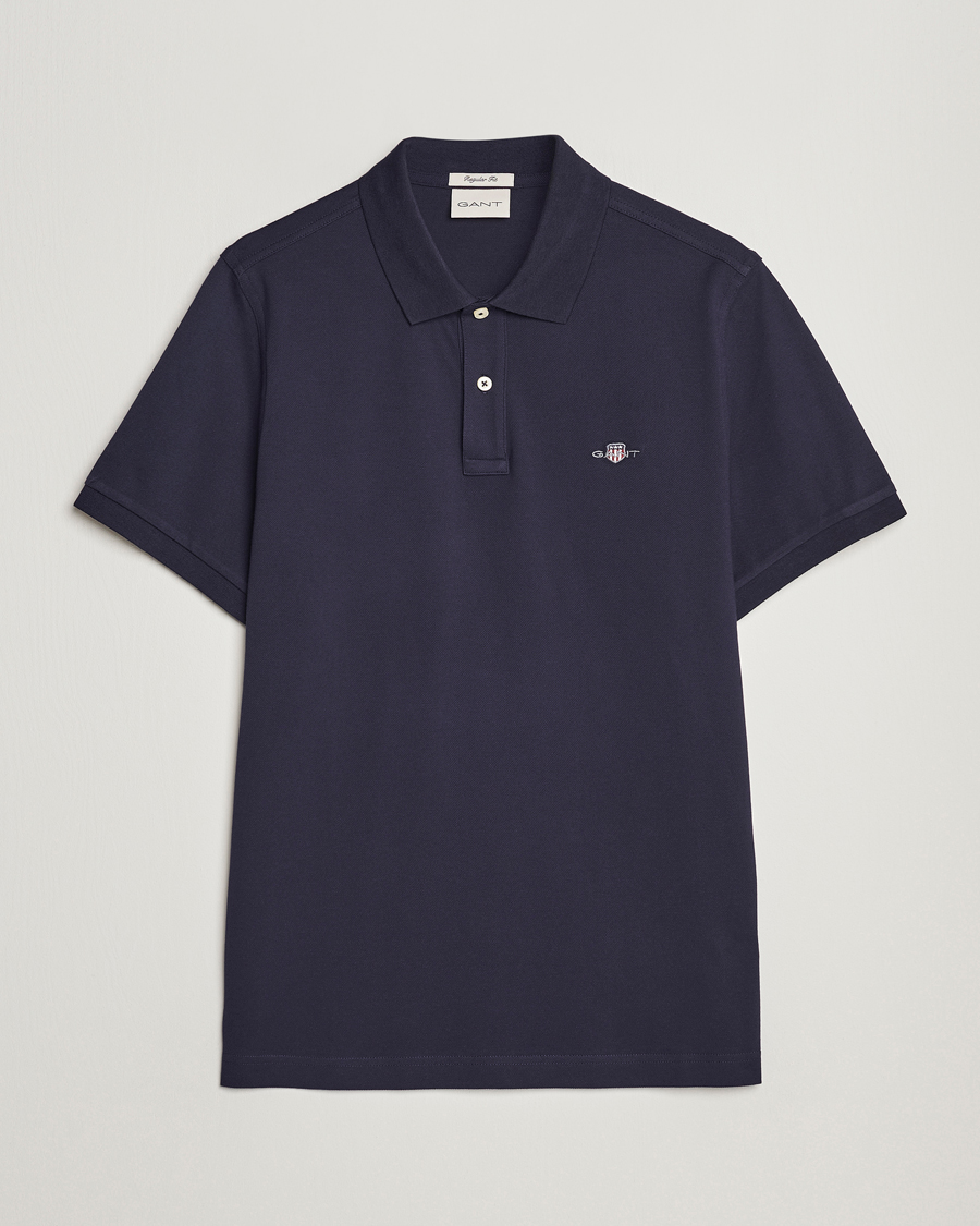 Herre | Pikéer | Gant | The Original Polo Evening Blue