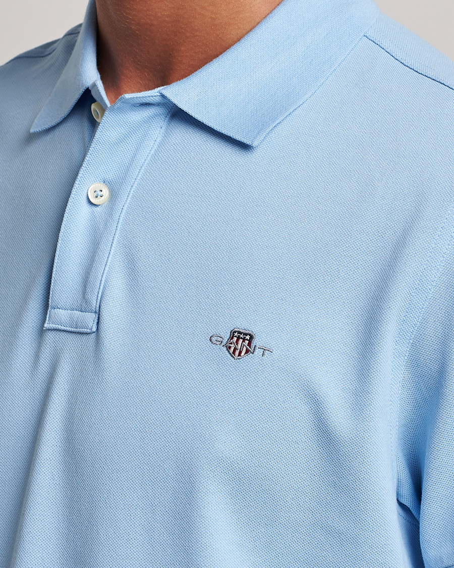 Herre | Pikéer | GANT | The Original Polo Capri Blue