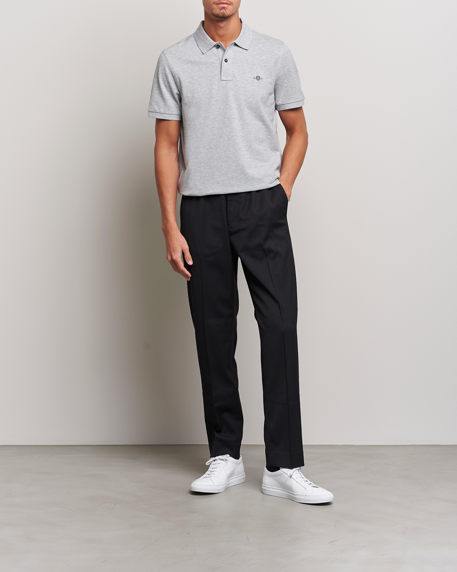 Herre | Pikéer | GANT | The Original Polo Grey Melange