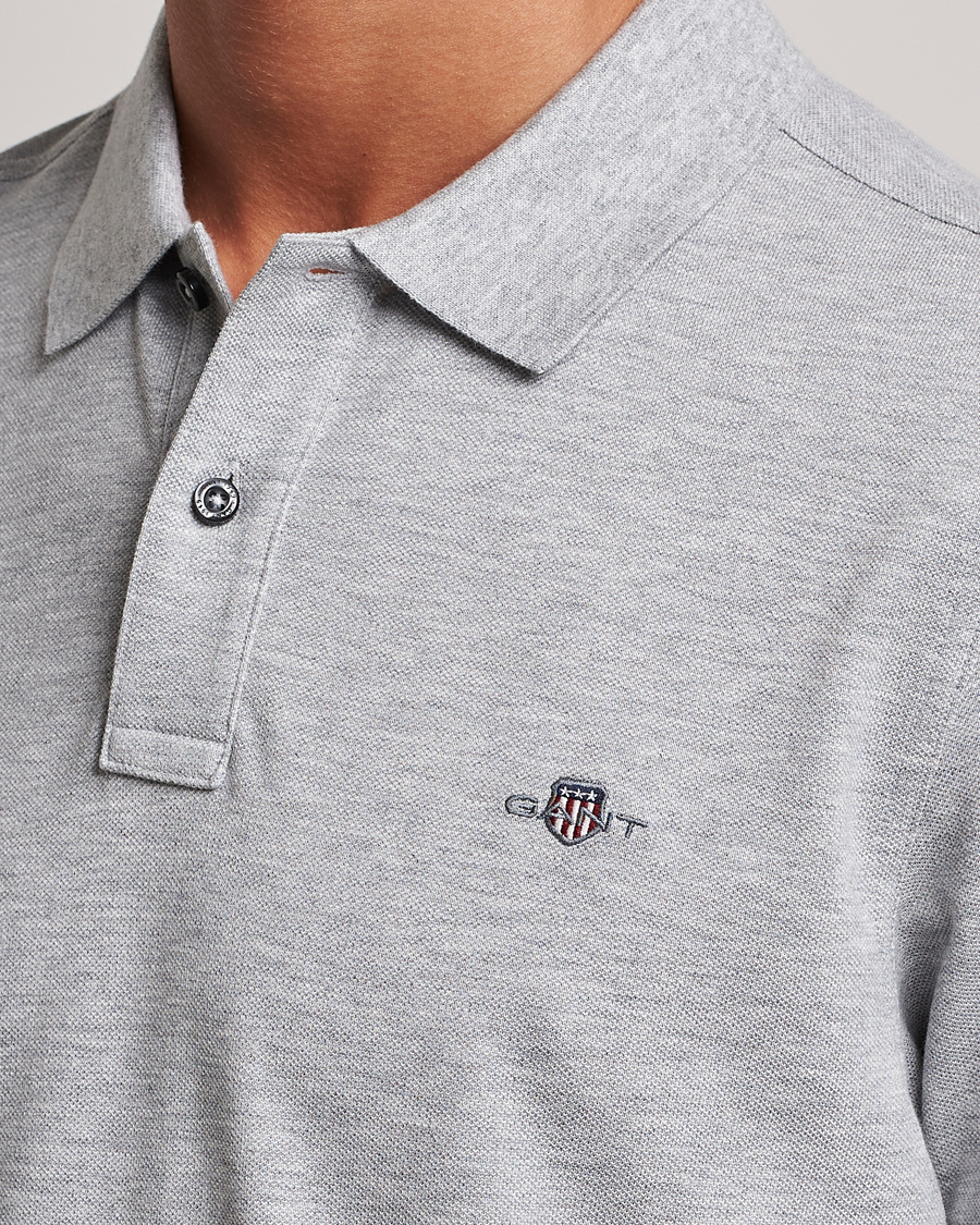 Herre | Pikéer | GANT | The Original Polo Grey Melange