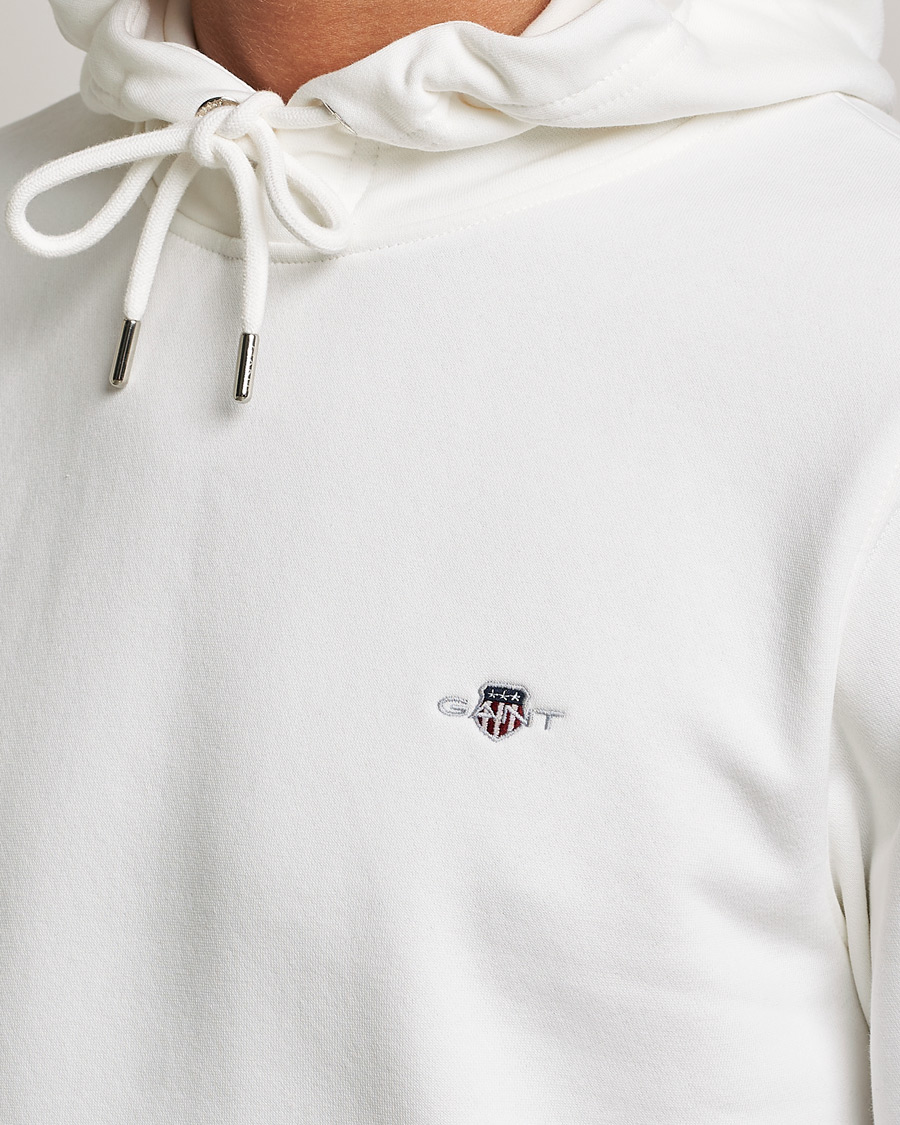 Herre | Gensere | GANT | Original Shield Logo Hoodie Eggshell