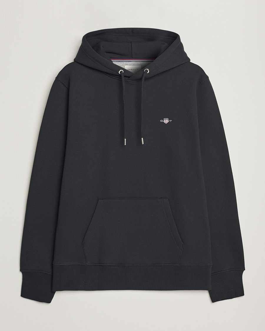Herre | Gensere | Gant | Original Shield Logo Hoodie Black