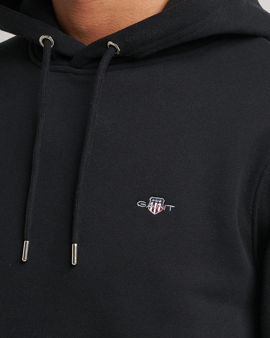 Herre | Gensere | Gant | Original Shield Logo Hoodie Black