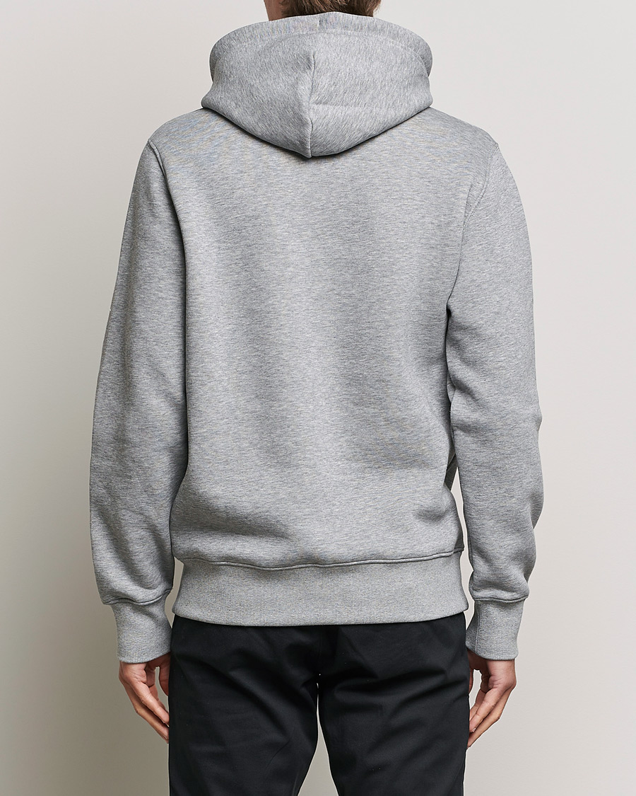 Herre | Gensere | GANT | Original Shield Logo Hoodie Grey Melange