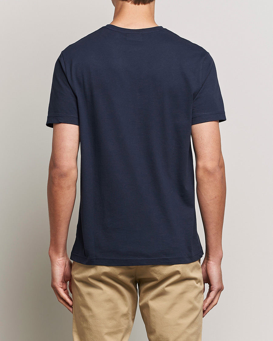 Herre | T-Shirts | GANT | The Original Solid T-Shirt Evening Blue