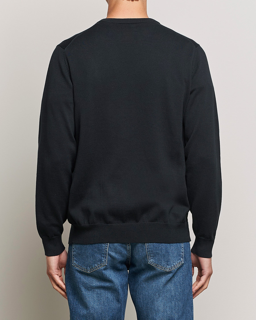 Herre | Gensere | Gant | Classic Cotton V-Neck Black