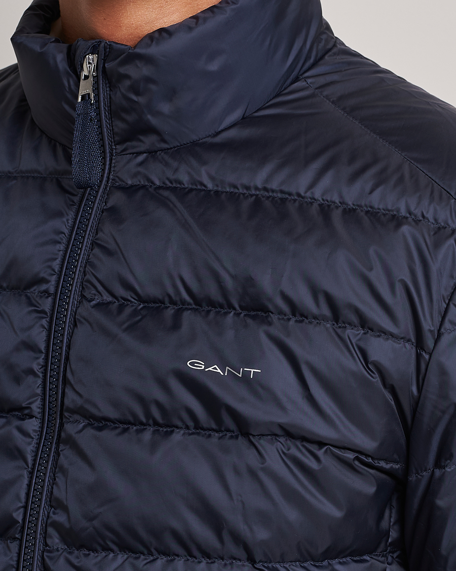 Herre | Jakker | GANT | The Light Down Jacket Evening Blue