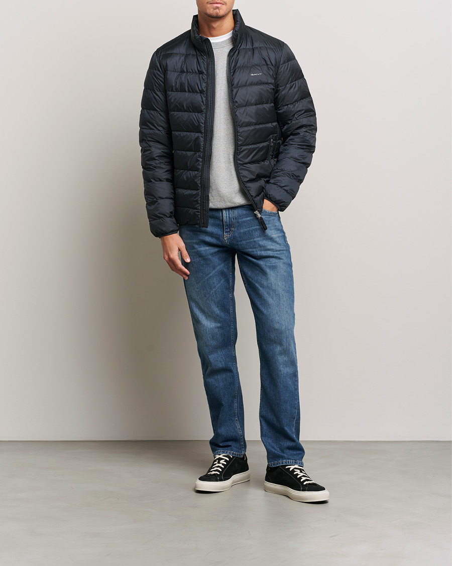 Herre | Jakker | GANT | The Light Down Jacket Black