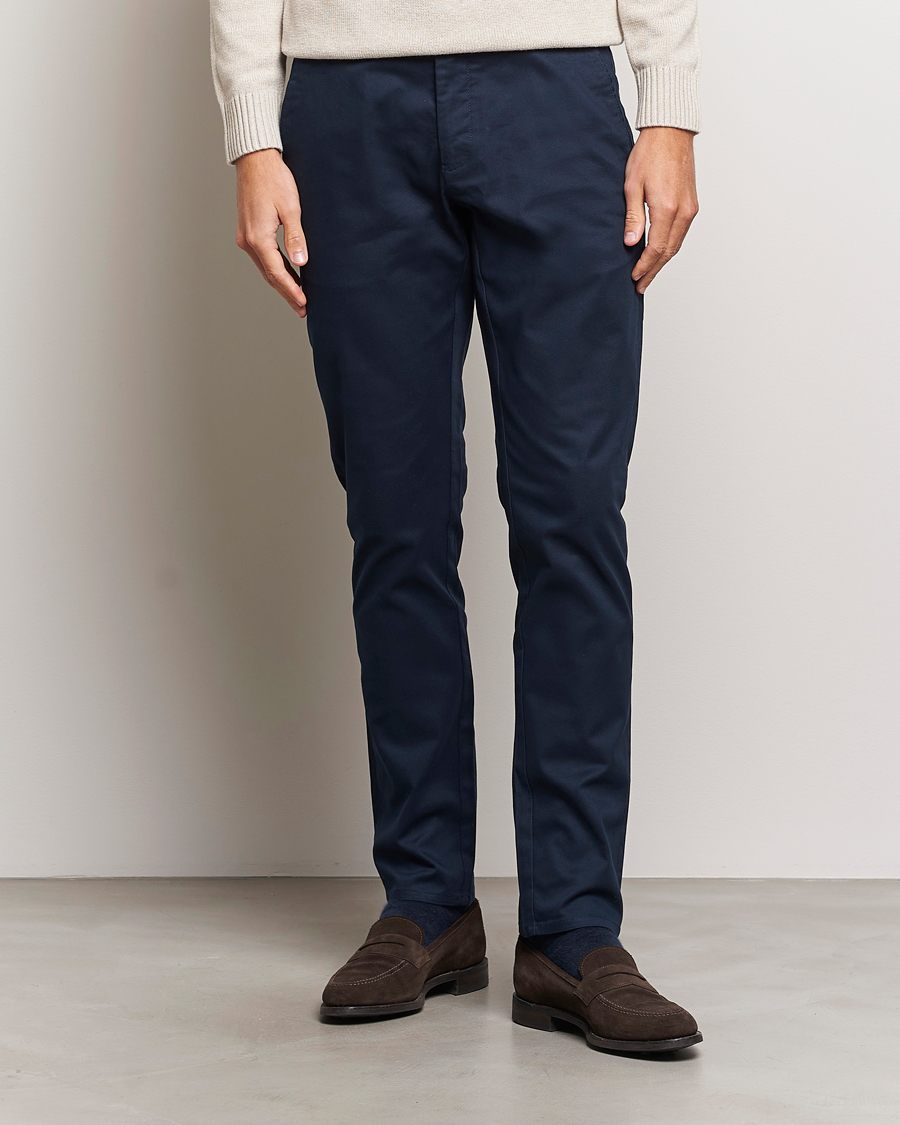 Herre | Preppy Authentic | GANT | Slim Fit Tech Prep Chino Marine