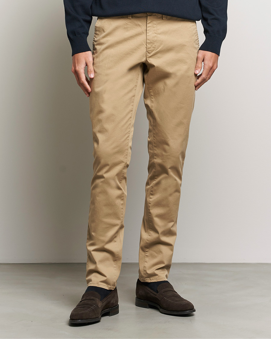 Herre | Chinos | GANT | Slim Fit Twill Chino Dark Khaki