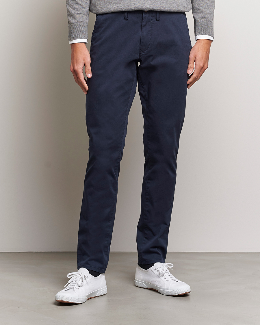 Herre | GANT | GANT | Slim Fit Twill Chino Marine