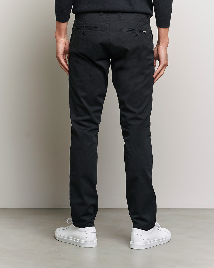 Herre | Bukser | GANT | Slim Fit Twill Chino Black