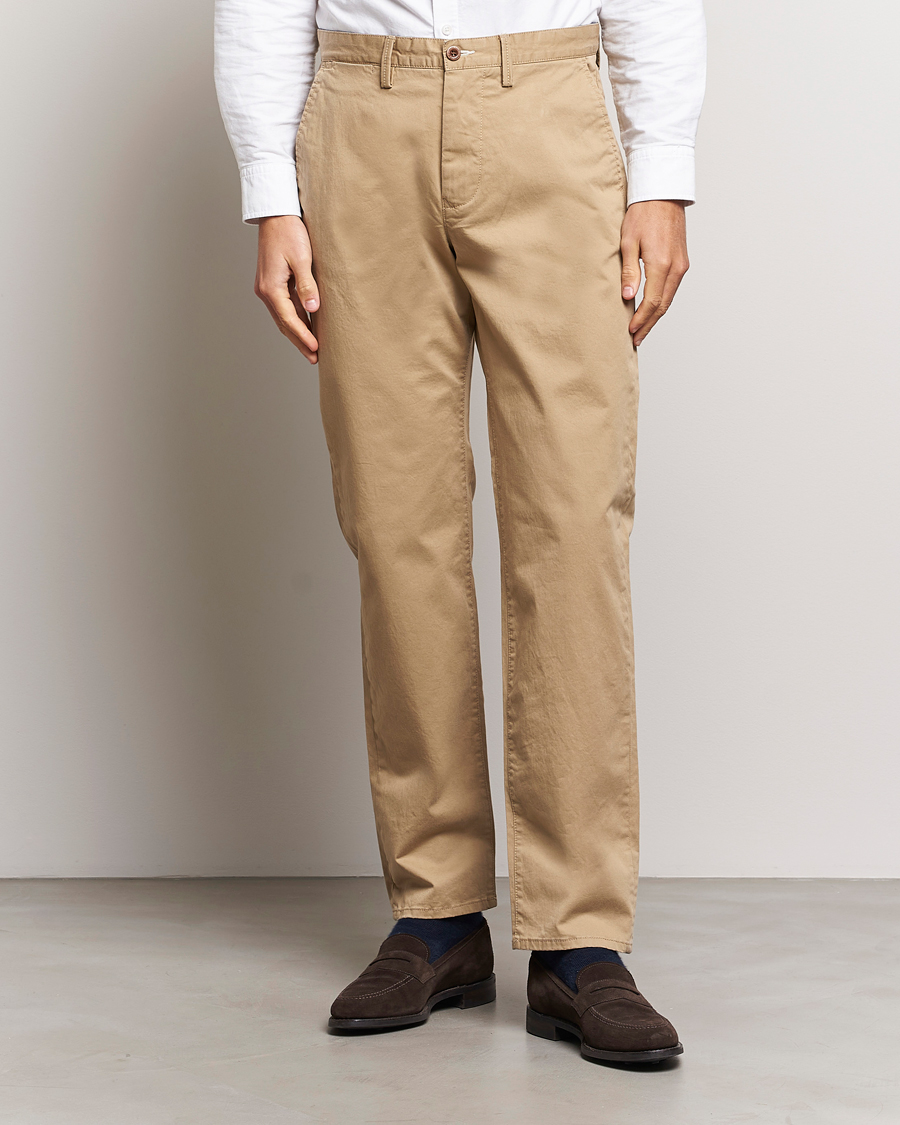 Herre | Bukser | GANT | Regular Fit Twill Chino Dark Khaki