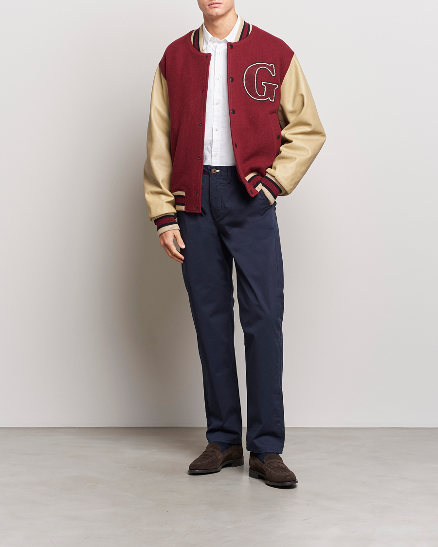 Herre | Bukser | GANT | Regular Fit Twill Chino Marine