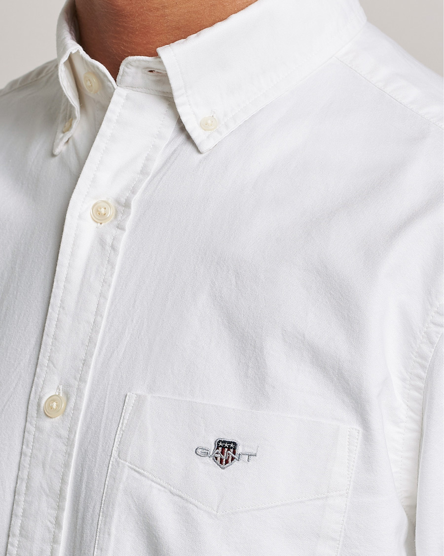 Herre | Skjorter | Gant | Regular Fit Oxford Shirt White