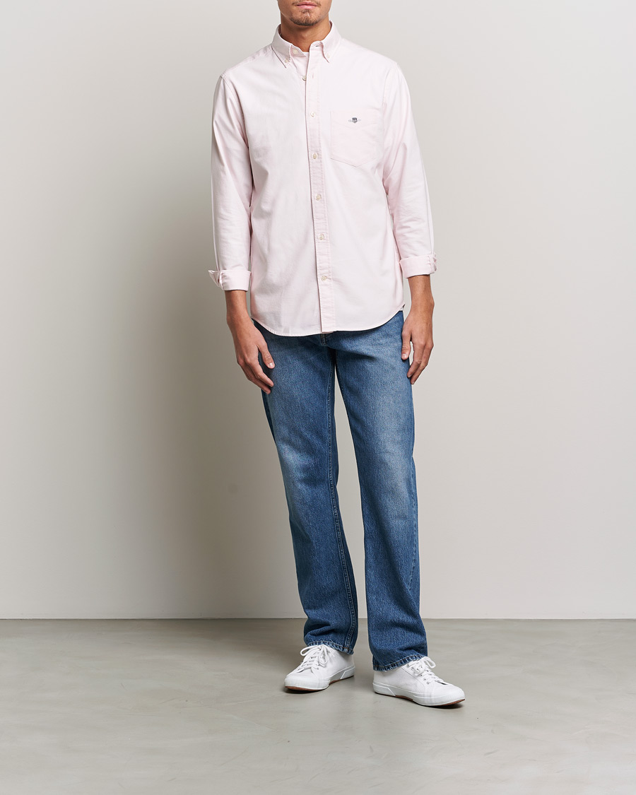 Herre | Skjorter | GANT | Regular Fit Oxford Shirt Light Pink