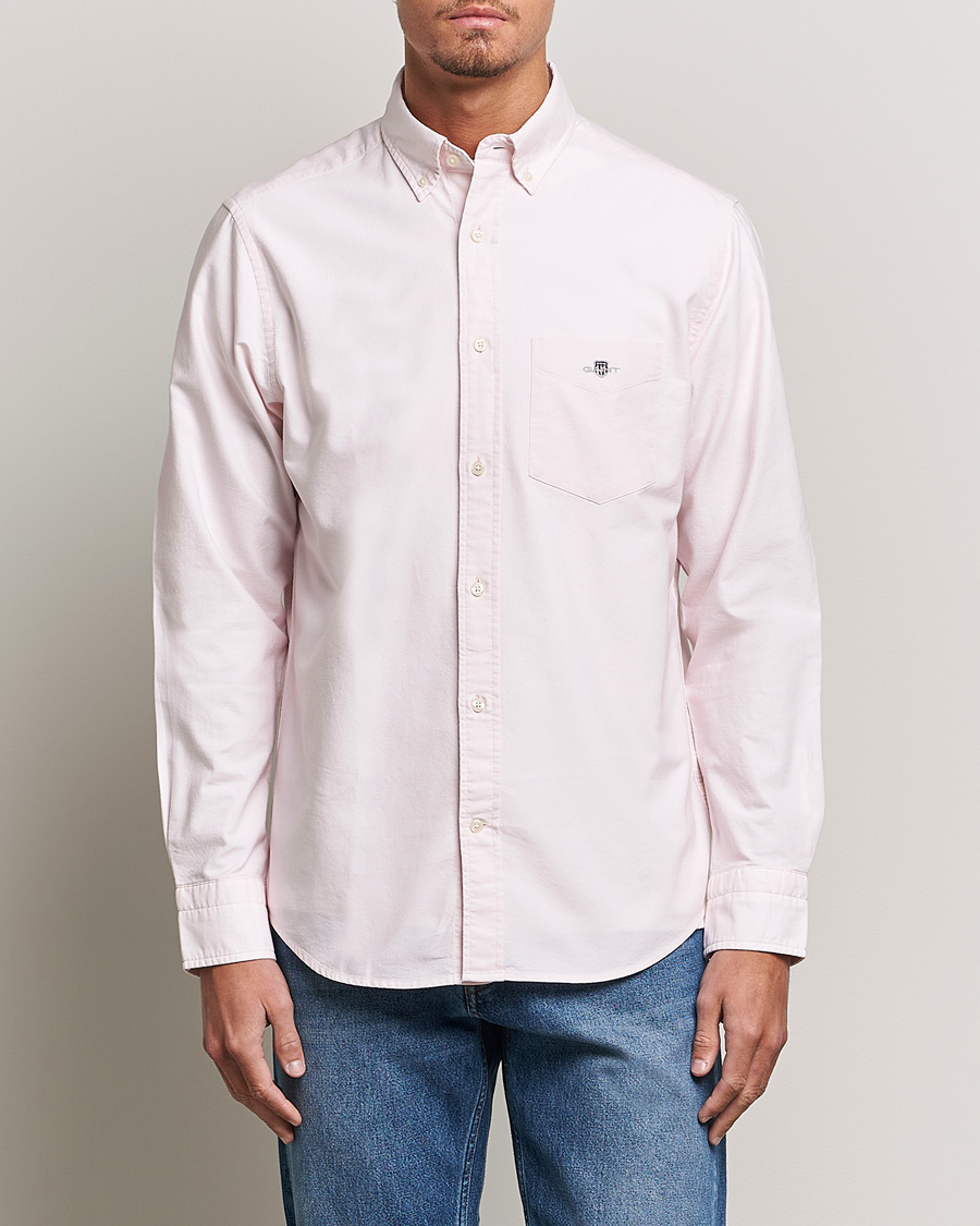 Herre |  | GANT | Regular Fit Oxford Shirt Light Pink