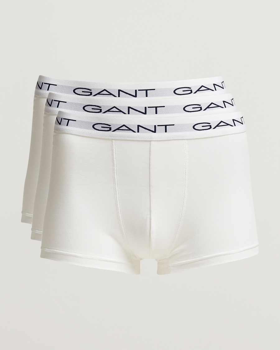 Herre | Undertøy | GANT | 3-Pack Trunk Boxer White