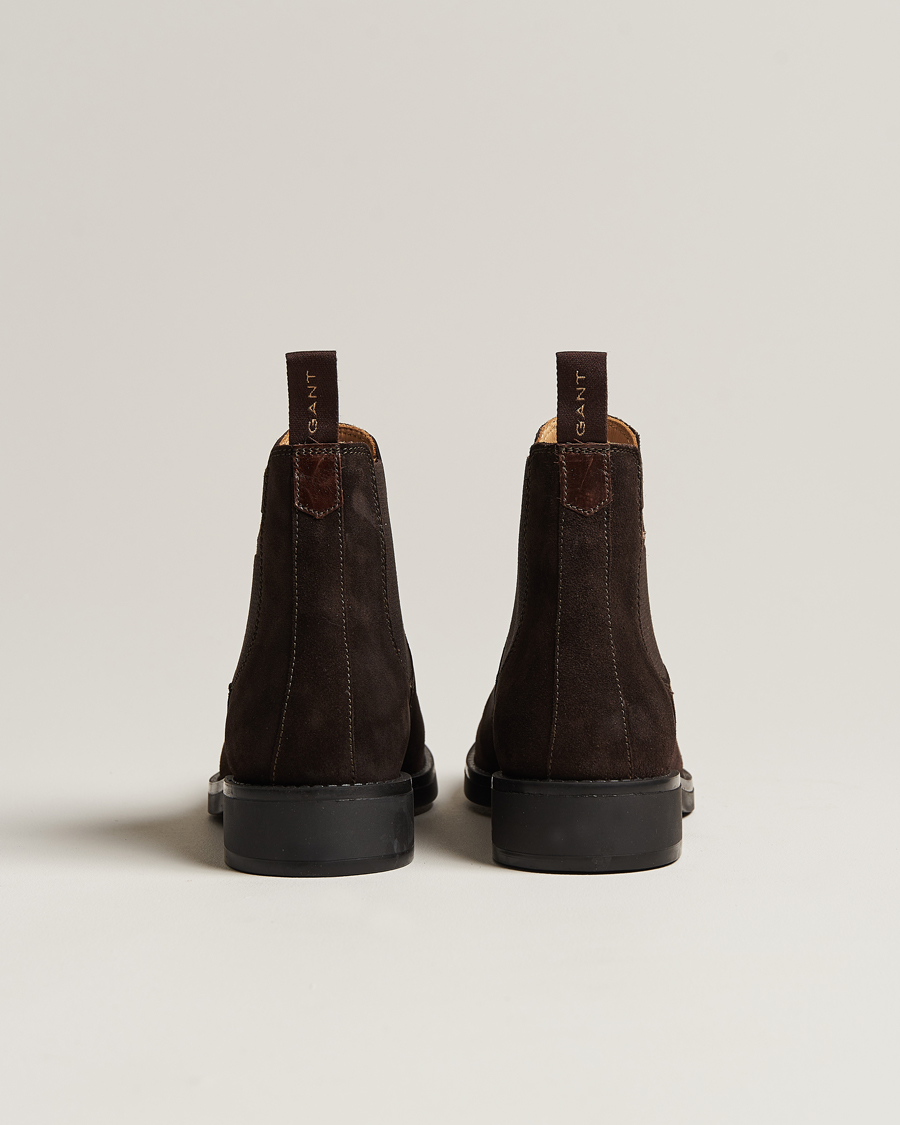 Herre | GANT Prepdale Suede Chelsea Boot Dark Brown | GANT | Prepdale Suede Chelsea Boot Dark Brown