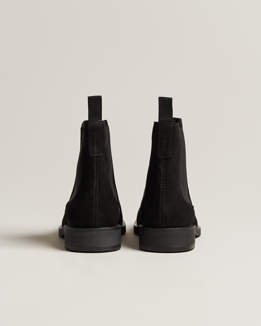 Herre | GANT Rizmood Suede Chelsea Boot Black | GANT | Rizmood Suede Chelsea Boot Black