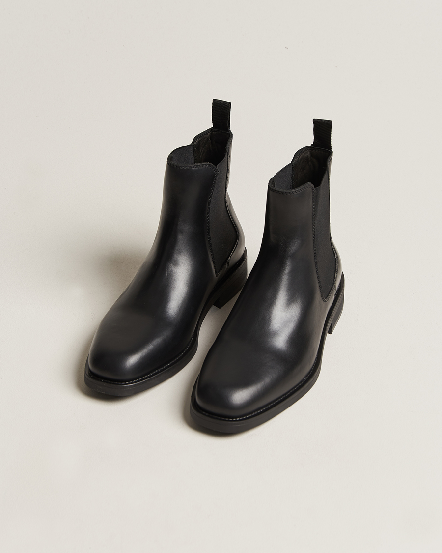 Herre | Svarte støvler | GANT | Rizmood Leather Chelsea Boot Black