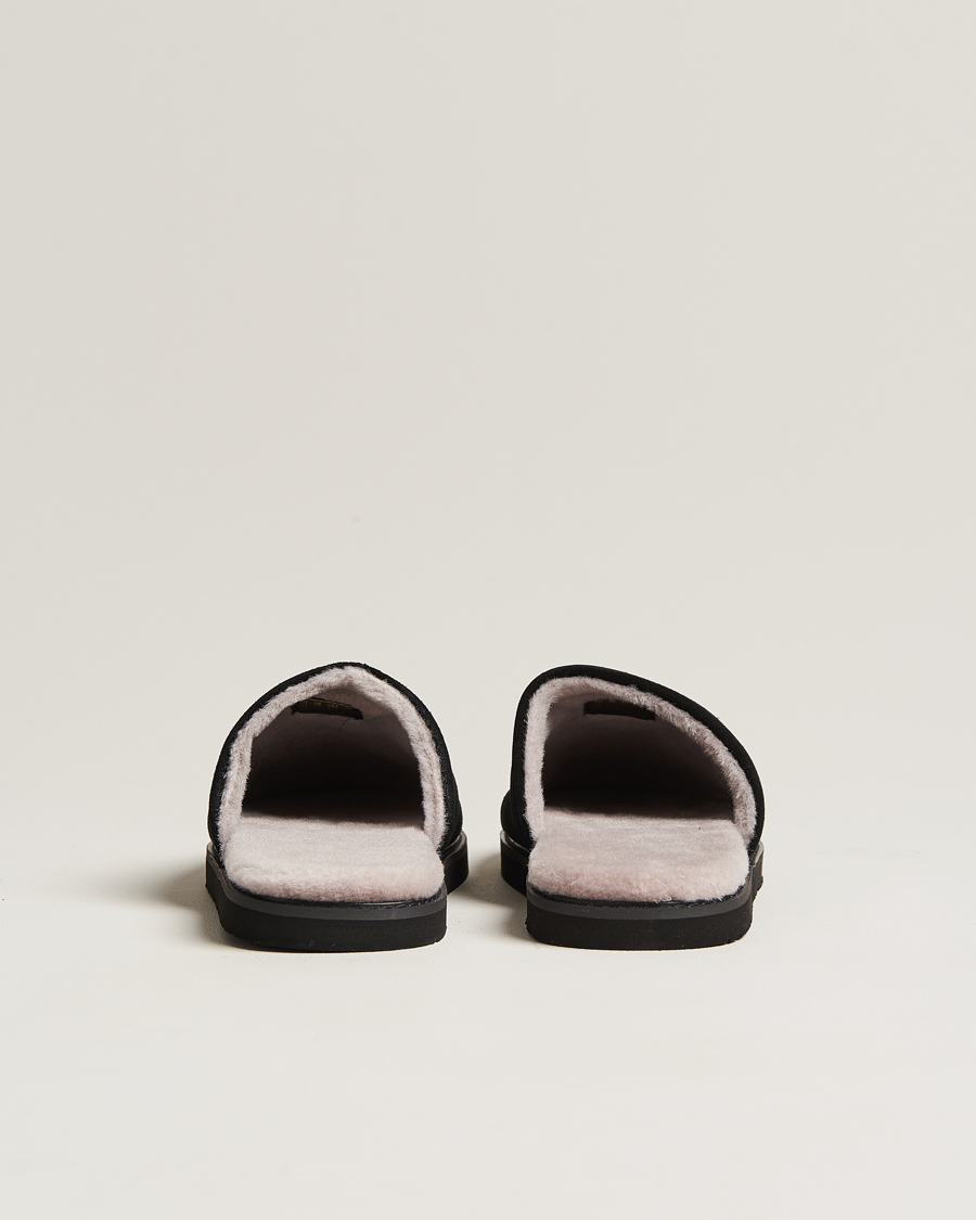 Herre | GANT Tamaware Suede Slippers Black | GANT | Tamaware Suede Slippers Black