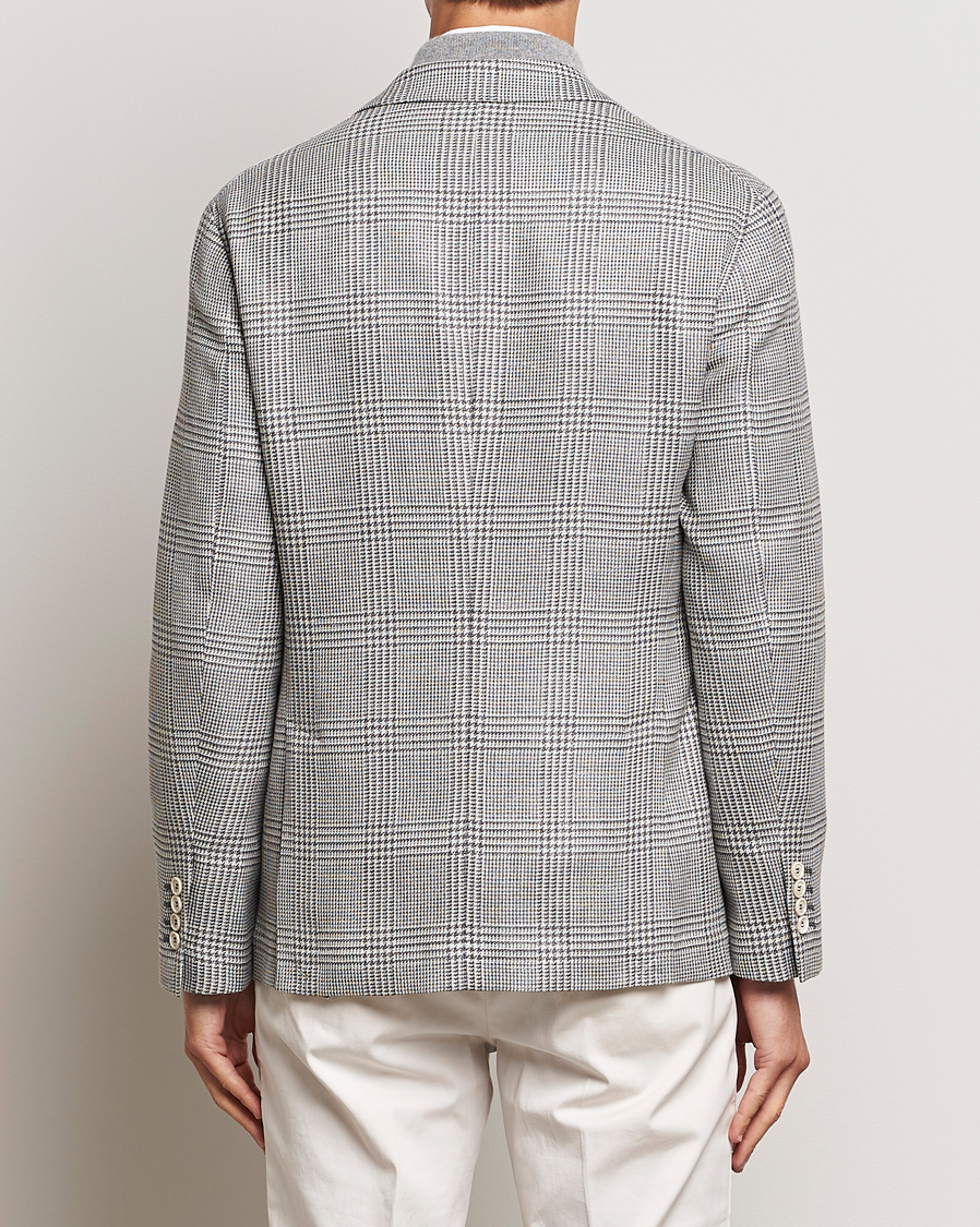 Herre | Dressjakker | Brunello Cucinelli | Prince Of Wales Check Blazer Pearl Grey