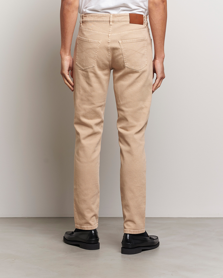 Herre | Bukser | Brunello Cucinelli | Traditional Fit 5-Pocket Pants Beige