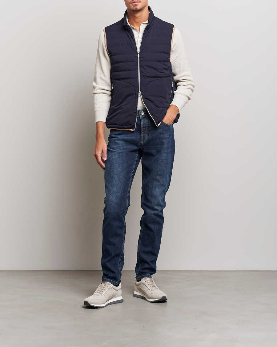 Herre | Jeans | Brunello Cucinelli | Traditional Fit Jeans Dark Wash
