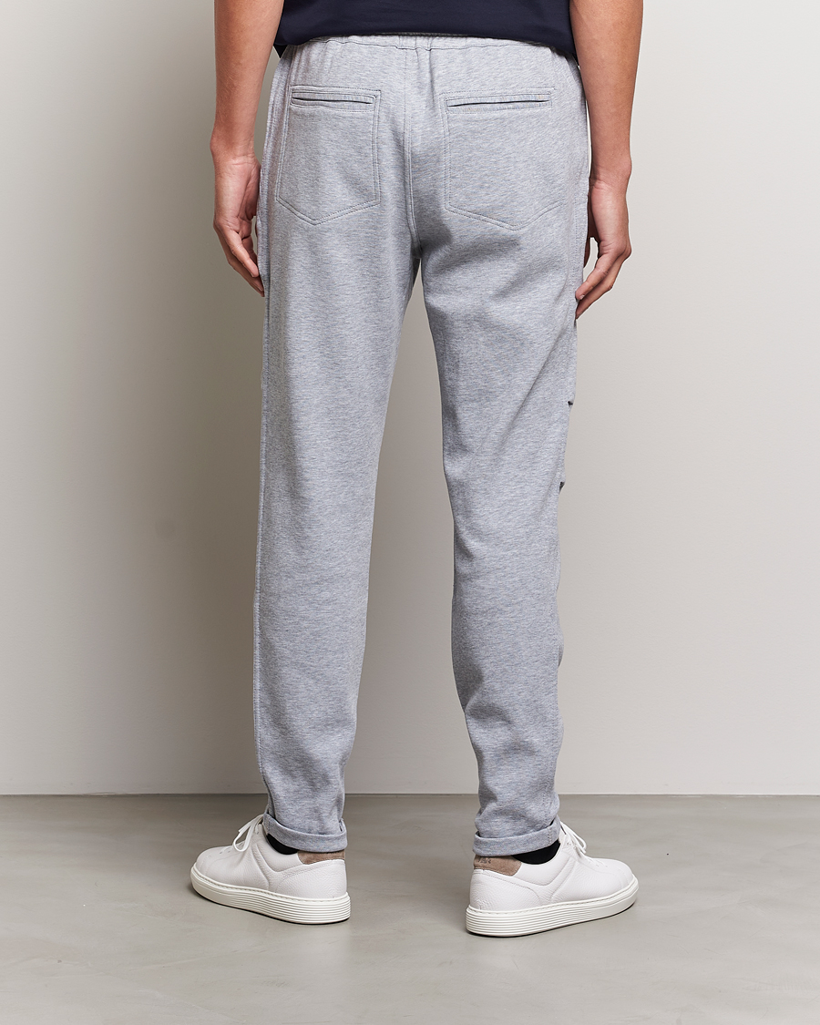Herre | Bukser | Brunello Cucinelli | Pleated Soft Sweatpants Grey Melange