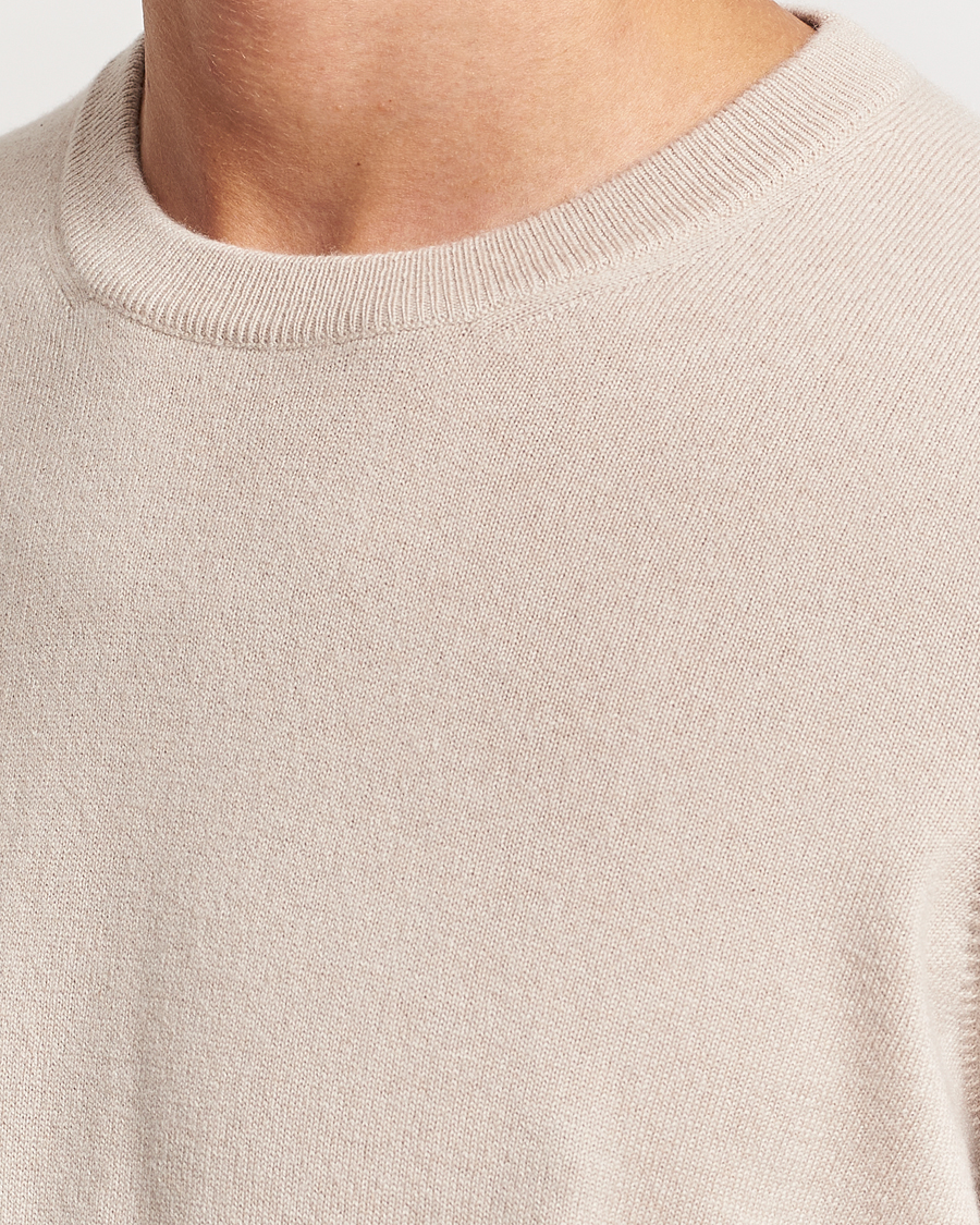 Herre | Gensere | Brunello Cucinelli | 2 Ply Cashmere Pullover Beige