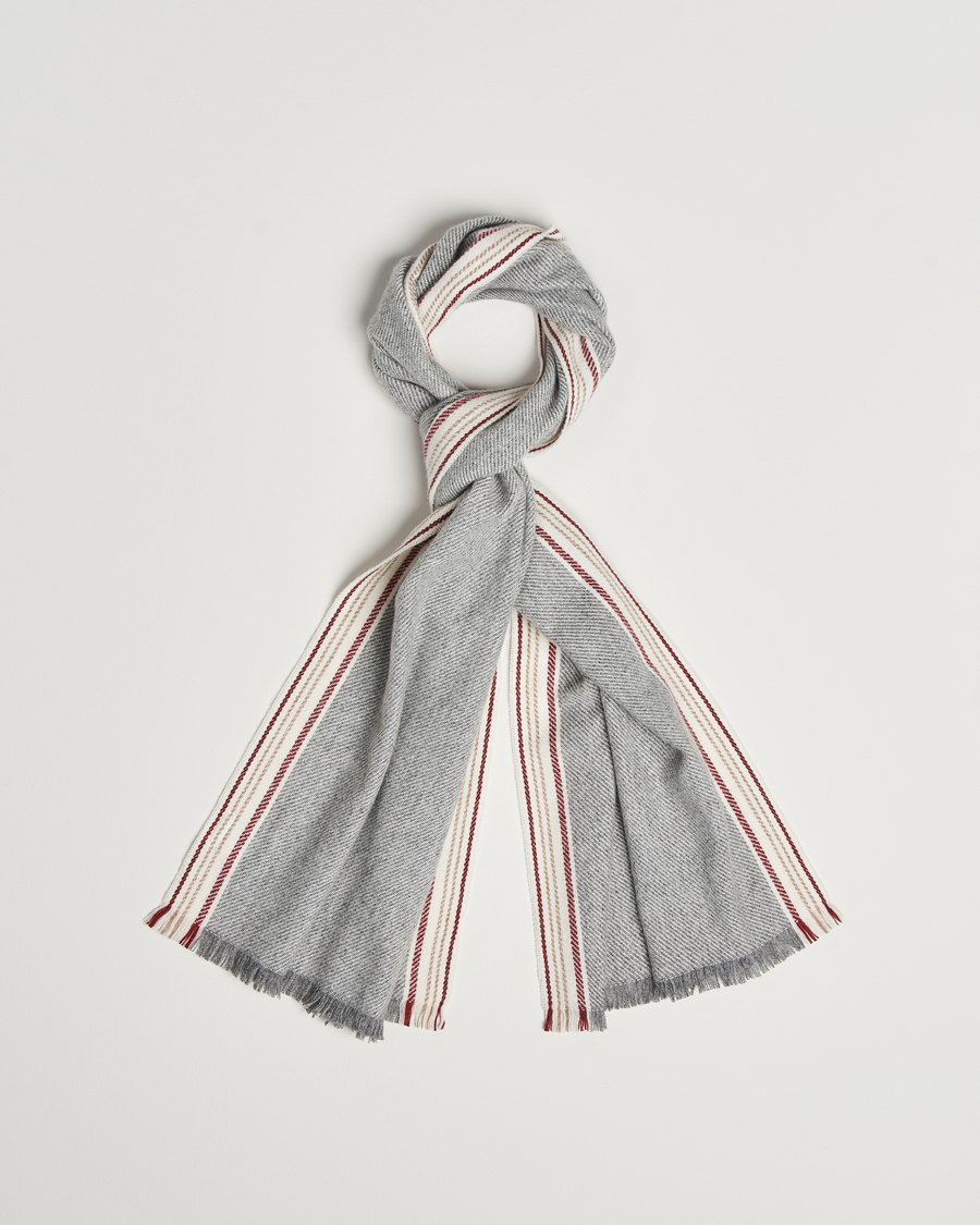 Herre | Brunello Cucinelli Cashmere Scarf Grey | Brunello Cucinelli | Cashmere Scarf Grey