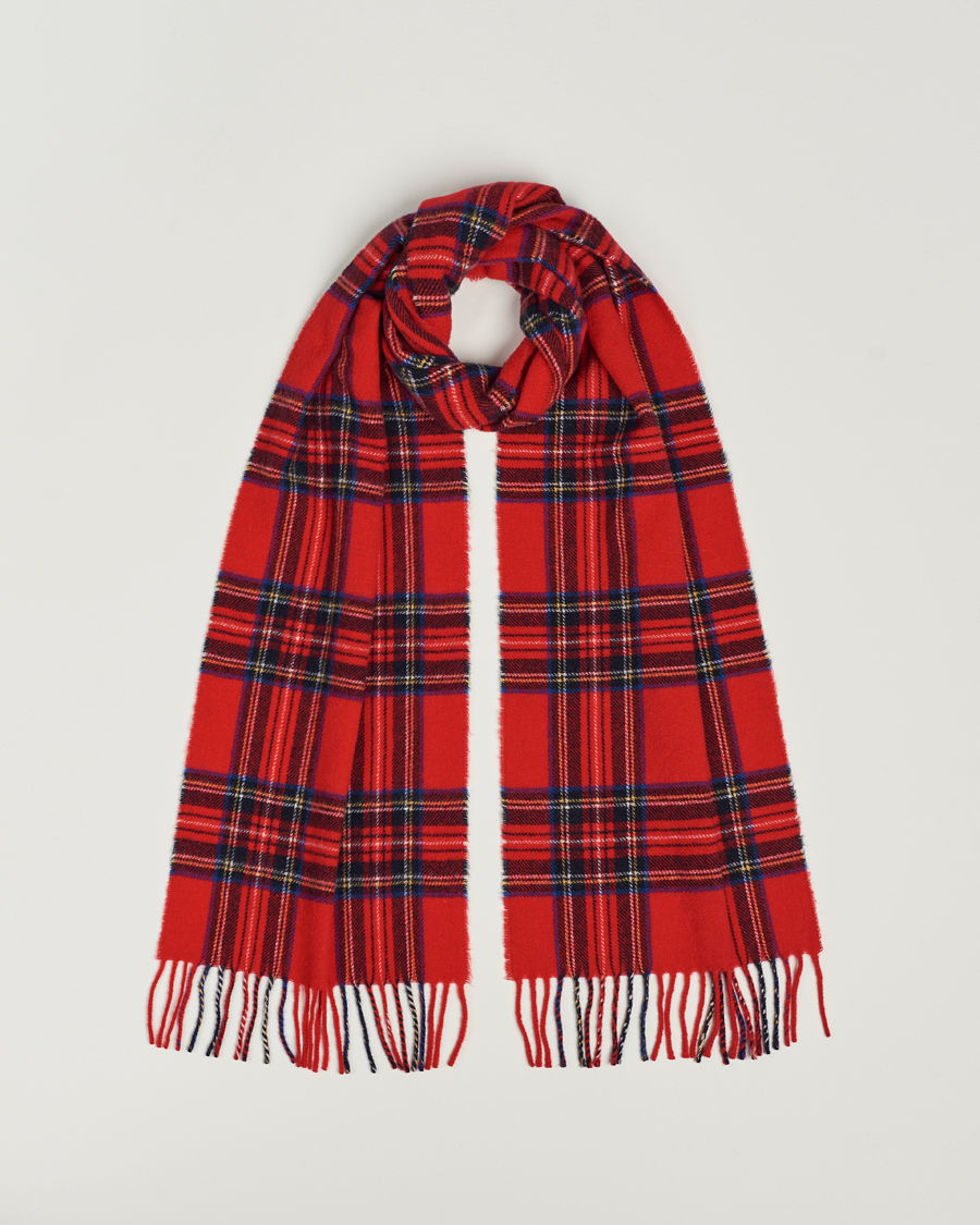 Herre | Morris Arthur Check Scarf  Red | Morris | Arthur Check Scarf  Red