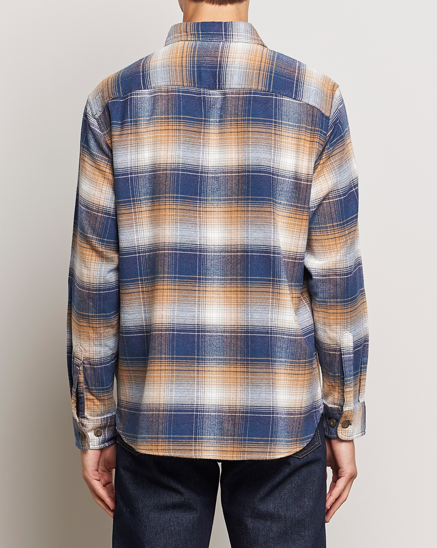 Herre | Skjorter | Pendleton | Burnside Flannel Shirt Navy/Tan