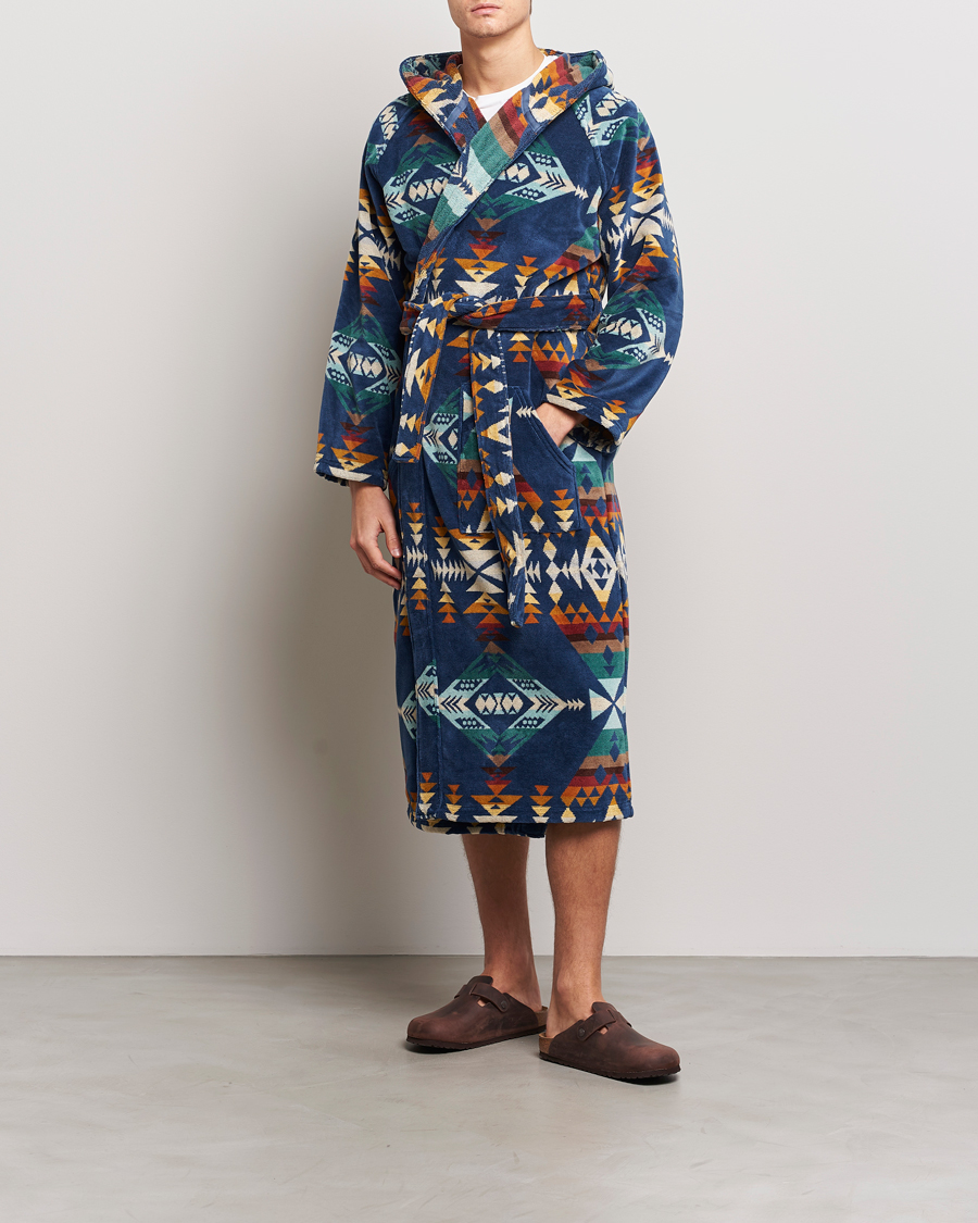 Herre | Pyjamaser og badekåper | Pendleton | Diamon Peak Robe Diamond Peak Navy