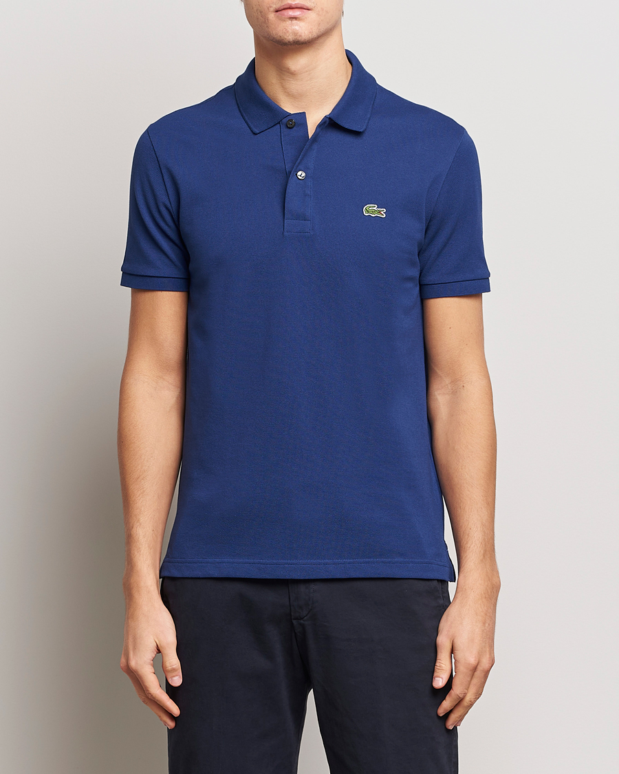 Herre | Lacoste | Lacoste | Slim Fit Polo Piké Methylene