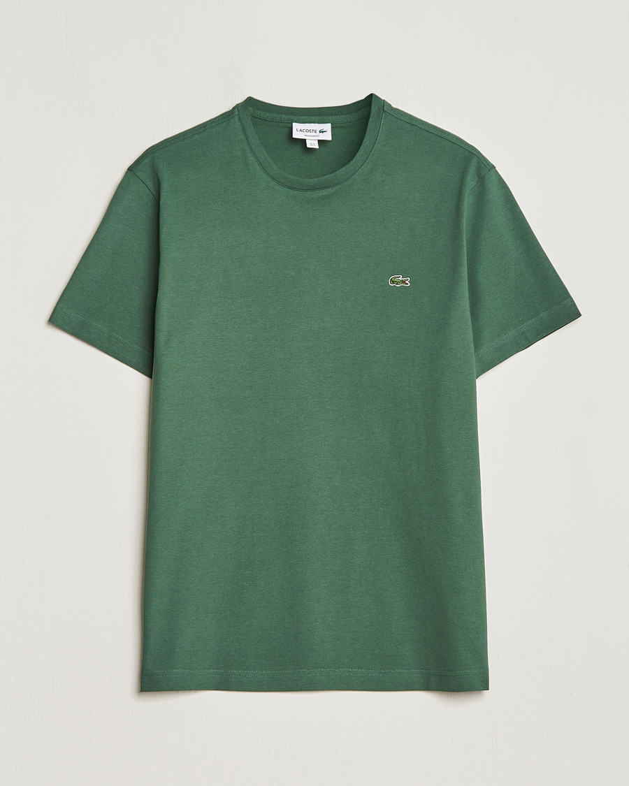 Herre | T-Shirts | Lacoste | Crew Neck T-Shirt Sequoia