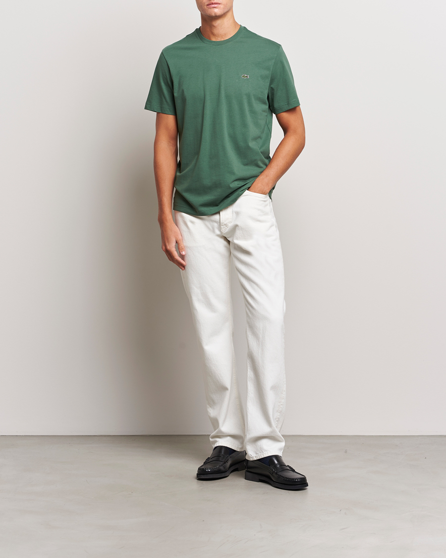 Herre | T-Shirts | Lacoste | Crew Neck T-Shirt Sequoia